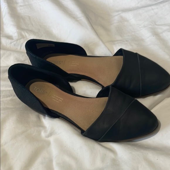 Tom’s - Womens - Black Flats - 8.5 - Picture 4 of 5